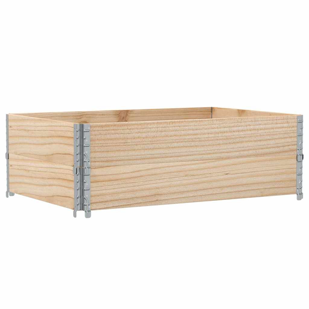 Pallekarmer 2 stk 120x80 cm heltre furu vidaXL