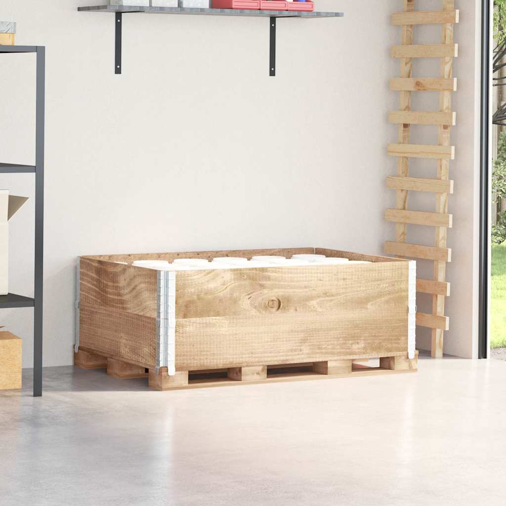 Pallekarmer 2 stk 120x80 cm heltre furu vidaXL