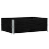 Pallekarmer 2 stk svart 120x80 cm heltre furu