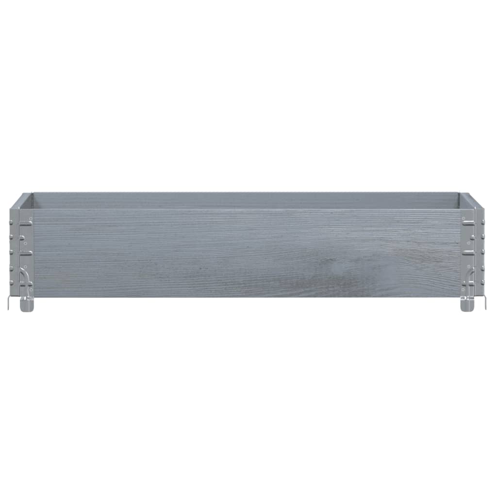 Pallekarmer grå 100x50 cm heltre furu