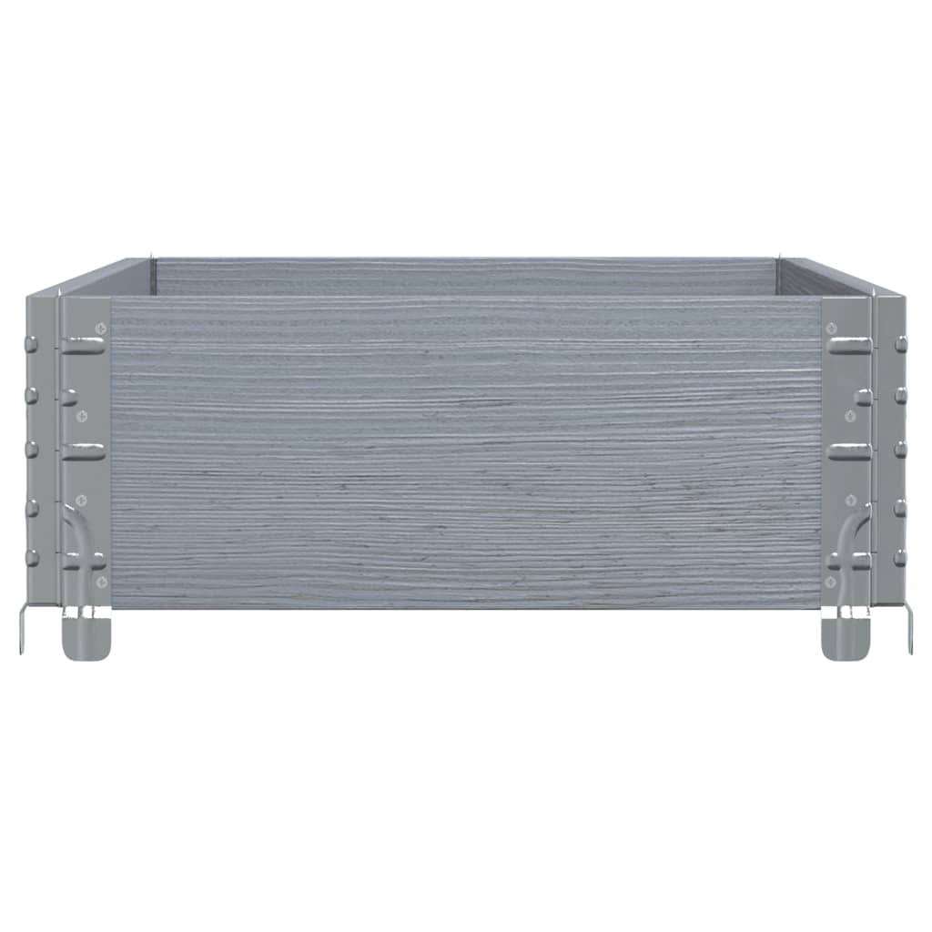 Pallekarmer grå 100x50 cm heltre furu