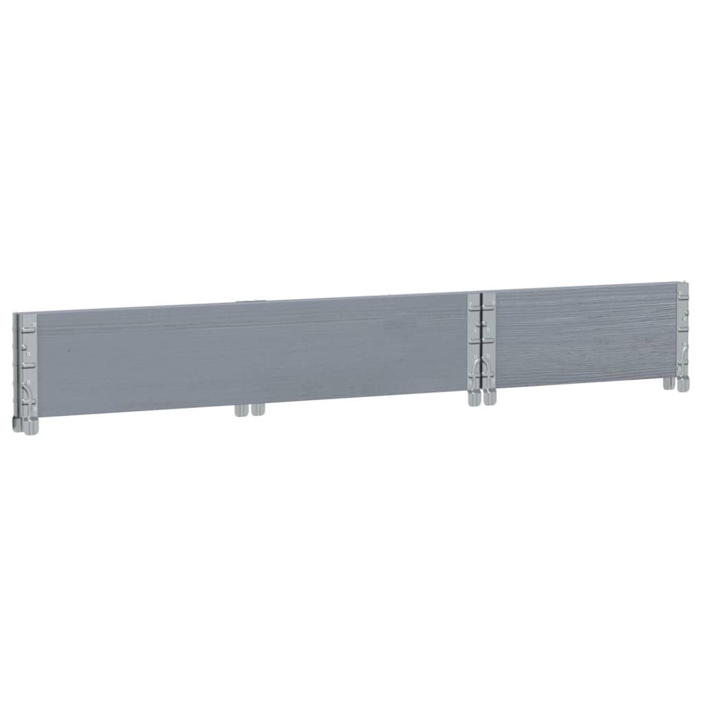Pallekarmer grå 100x50 cm heltre furu