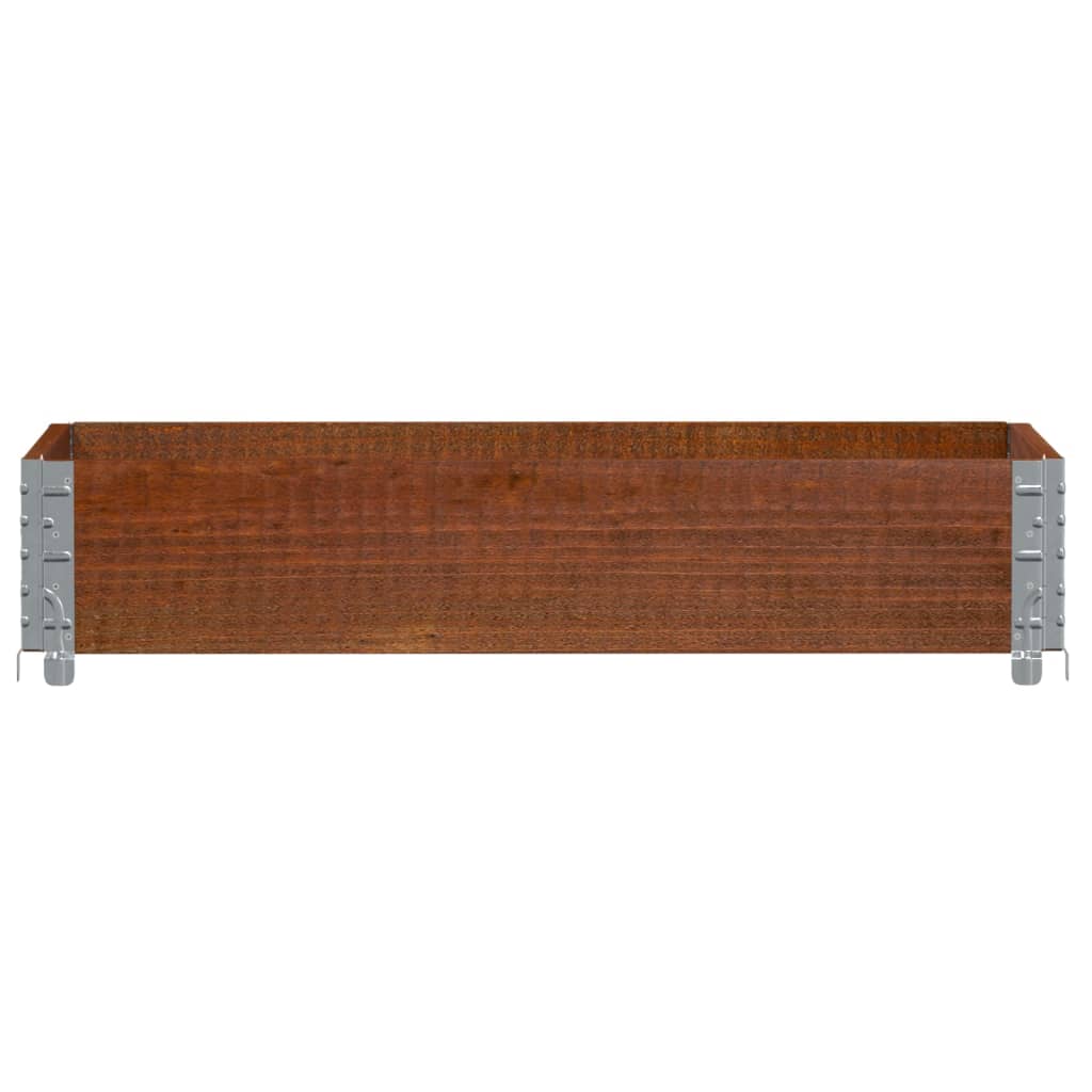Pallekarmer brun 100x50 cm heltre furu vidaXL