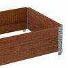Pallekarmer brun 100x50 cm heltre furu