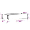 Pallekarmer brun 100x50 cm heltre furu