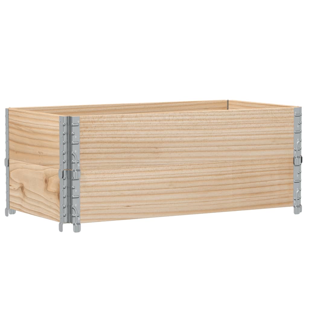 Pallekarmer 2 stk 100x50 cm heltre furu