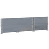 Pallekarmer 2 stk grå 100x50 cm heltre furu