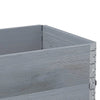 Pallekarmer 2 stk grå 100x50 cm heltre furu