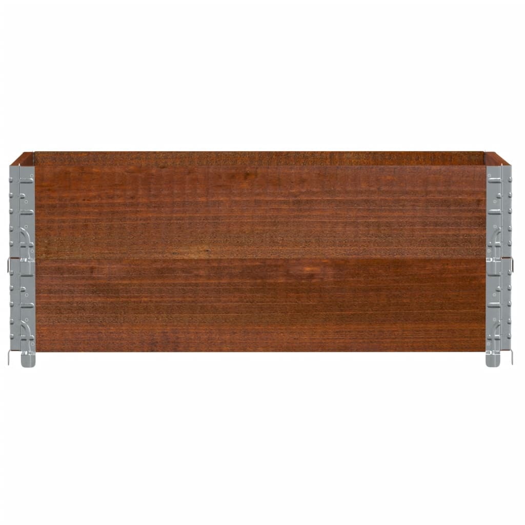 Pallekarmer 2 stk brun 100x50 cm heltre furu