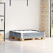 Pallekarmer grå 100x100 cm heltre furu
