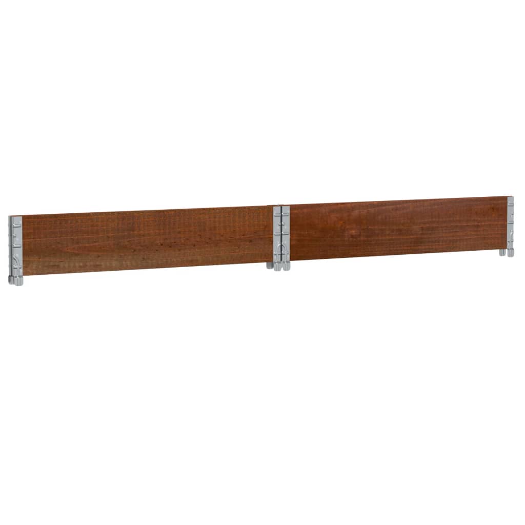 Pallekarmer brun 100x100 cm heltre furu