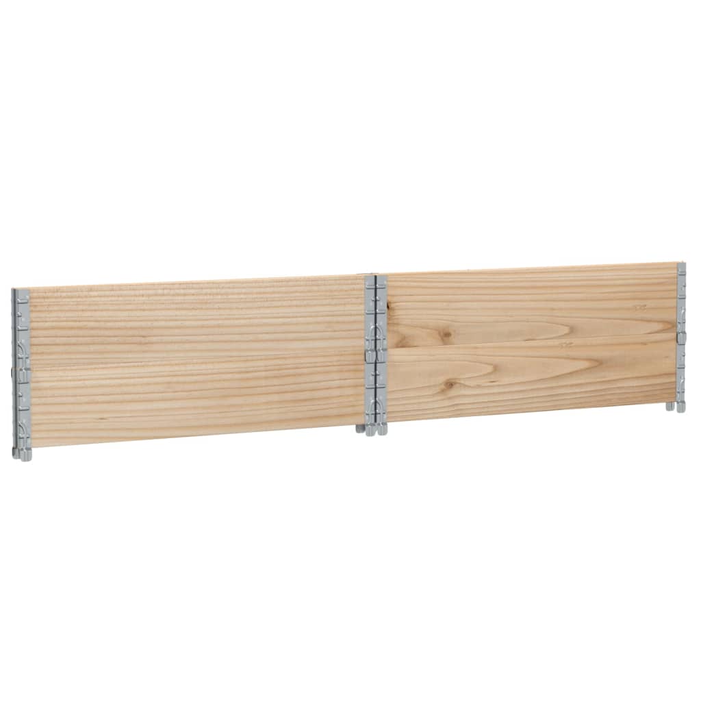 Pallekarmer 2 stk 100x100 cm heltre furu vidaXL