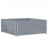 Pallekarmer 2 stk grå 100x100 cm heltre furu