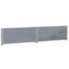 Pallekarmer 2 stk grå 100x100 cm heltre furu