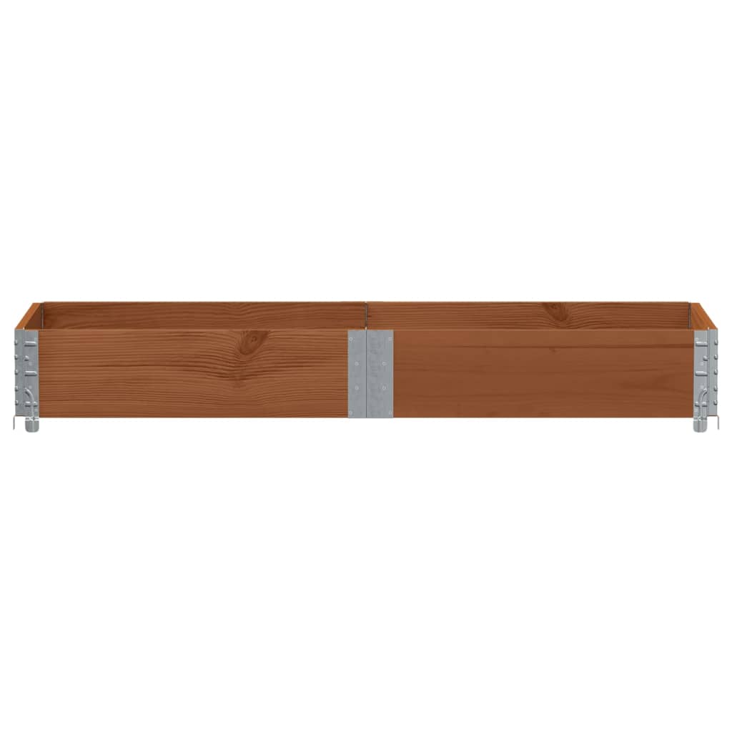 Pallekarmer brun 150x50 cm heltre furu vidaXL
