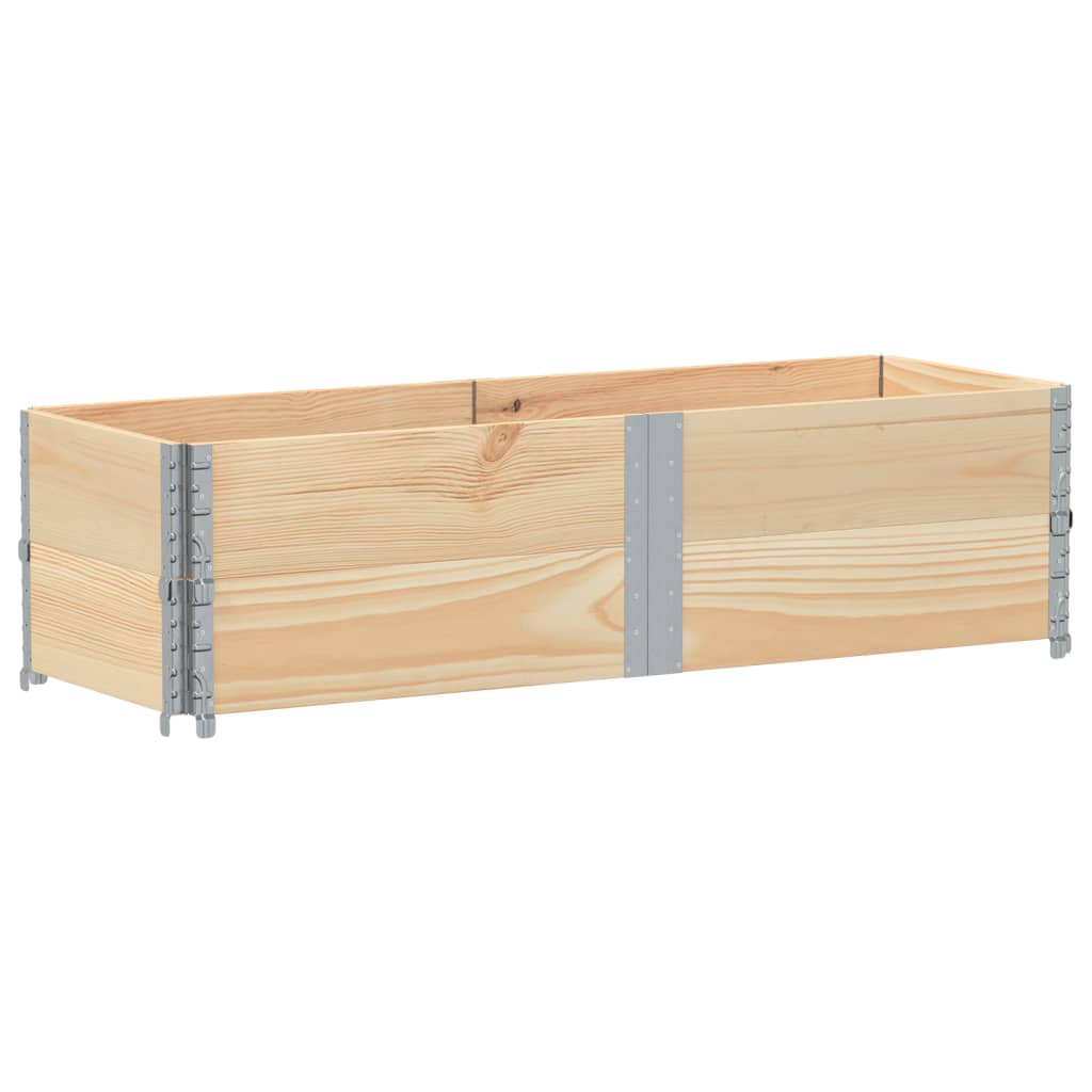 Pallekarmer 2 stk 150x50 cm heltre furu vidaXL