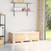 Pallekarmer 2 stk 150x50 cm heltre furu vidaXL