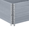 Pallekarmer 2 stk grå 150x50 cm heltre furu