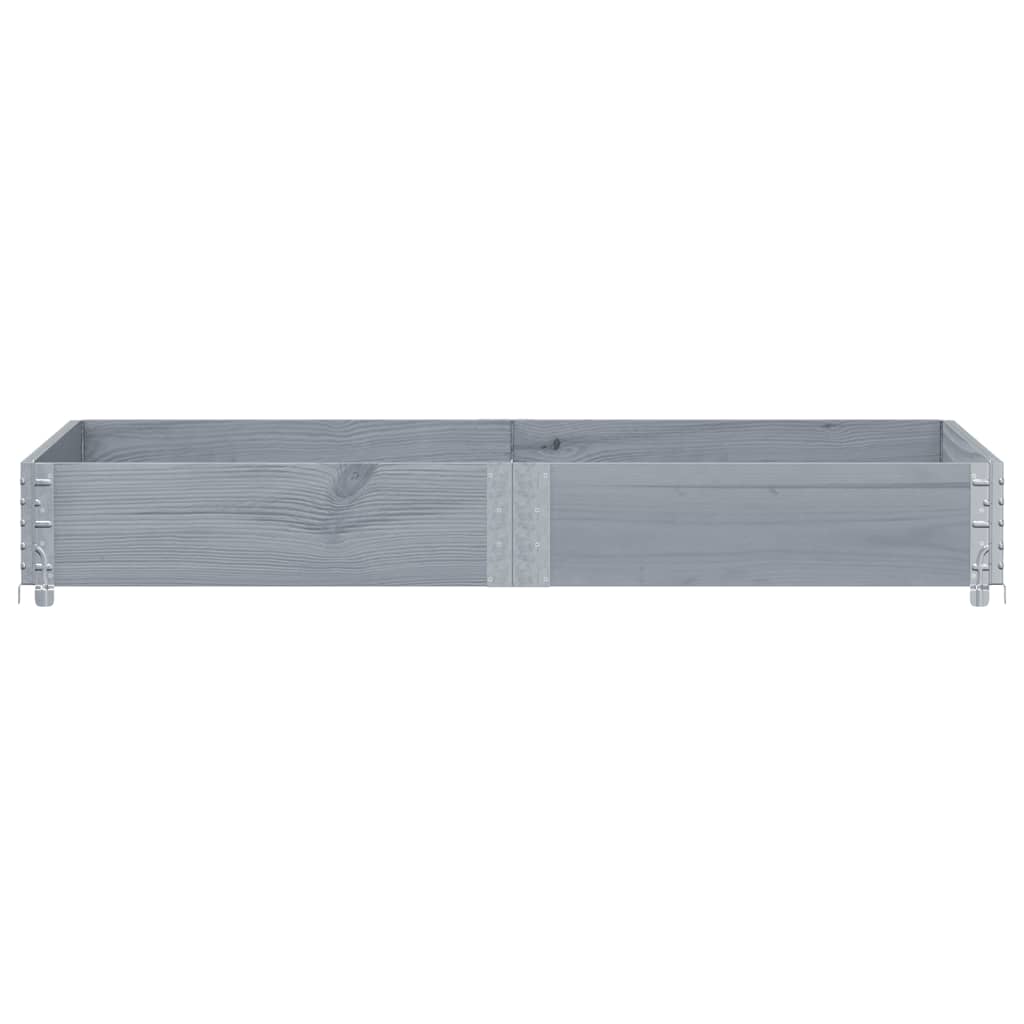 Pallekarmer grå 150x100 cm heltre furu