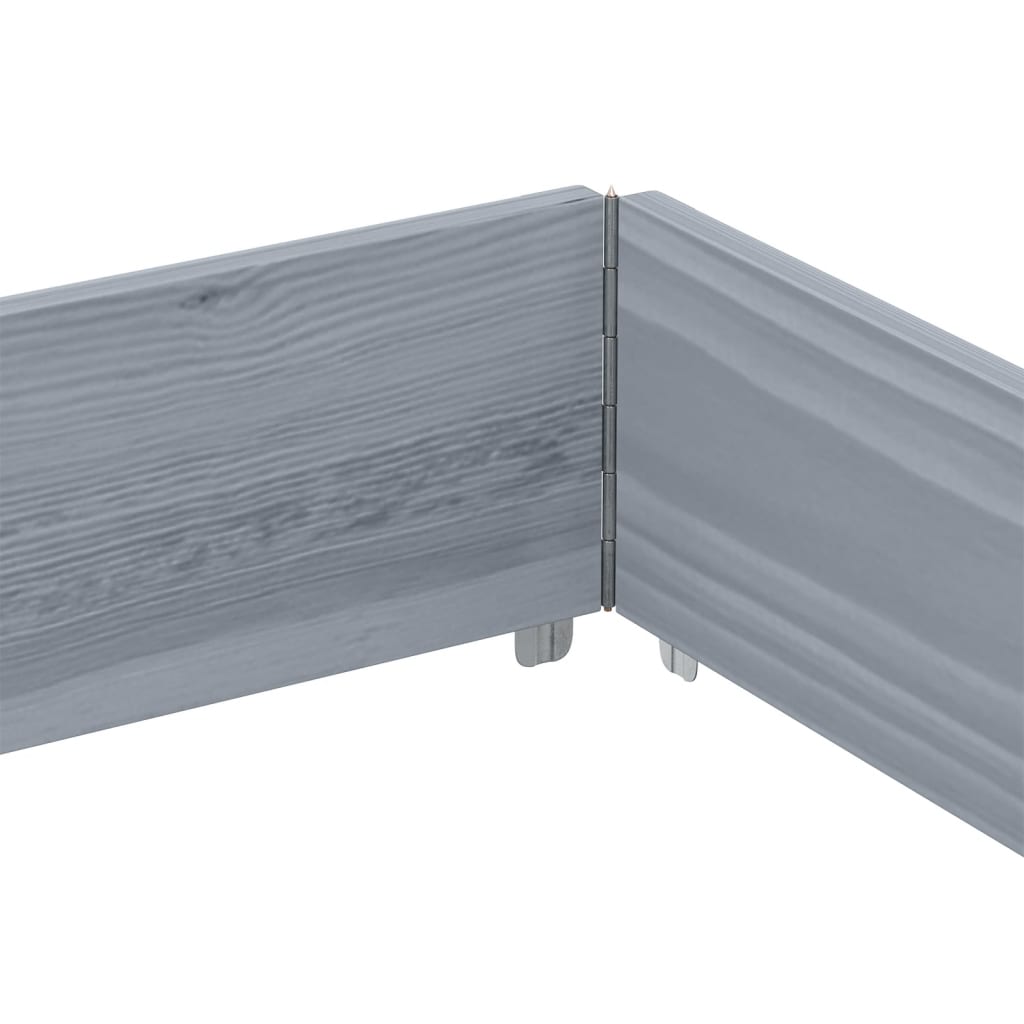 Pallekarmer grå 150x100 cm heltre furu