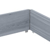 Pallekarmer grå 150x100 cm heltre furu