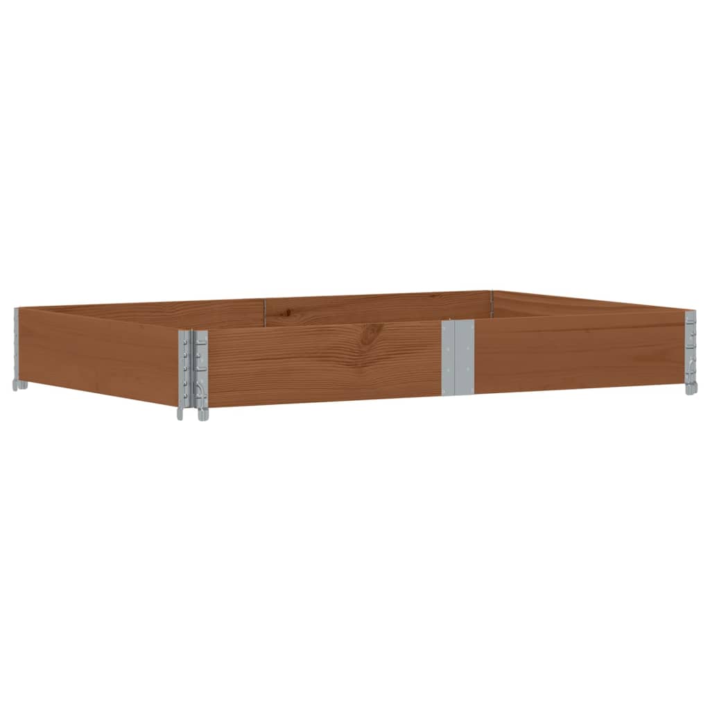 Pallekarmer brun 150x100 cm heltre furu vidaXL