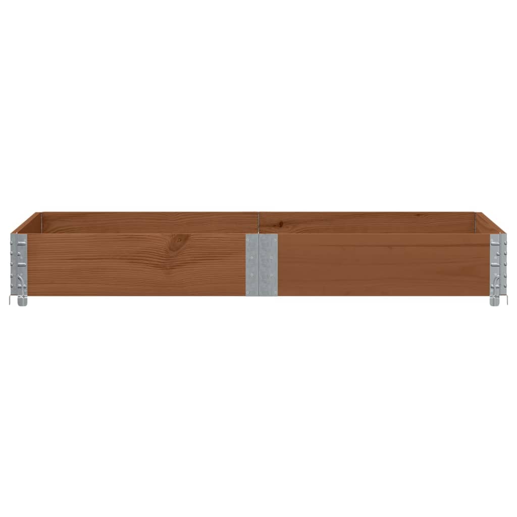 Pallekarmer brun 150x100 cm heltre furu vidaXL