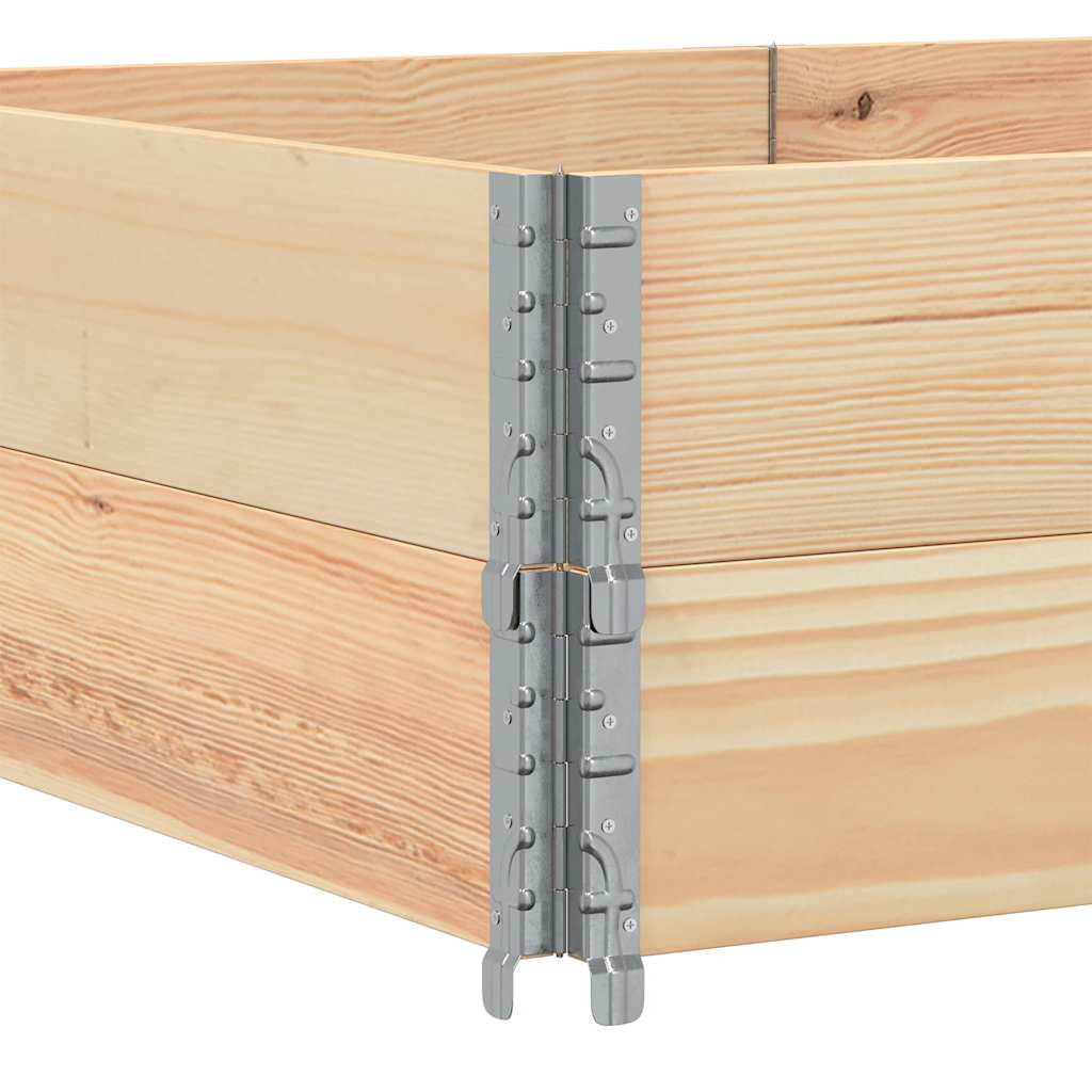 Pallekarmer 2 stk 150x100 cm heltre furu vidaXL
