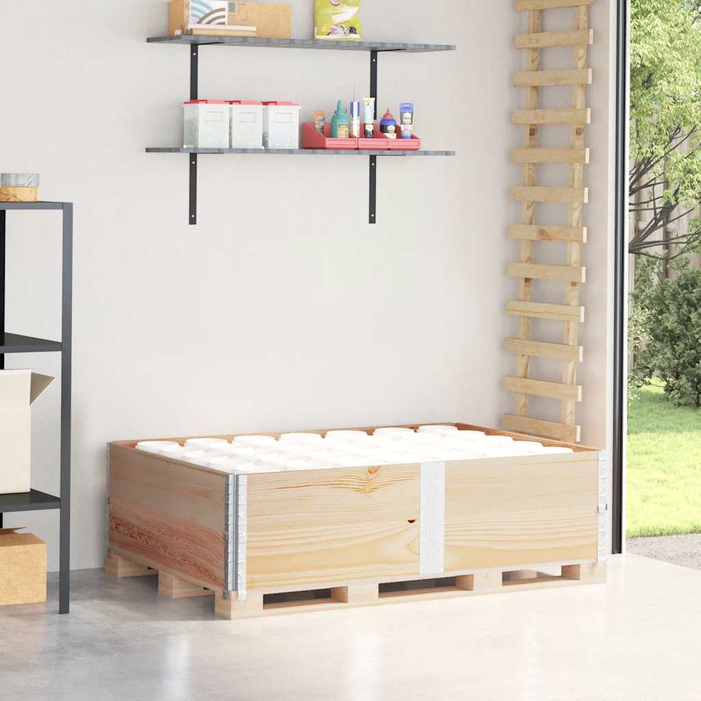 Pallekarmer 2 stk 150x100 cm heltre furu vidaXL