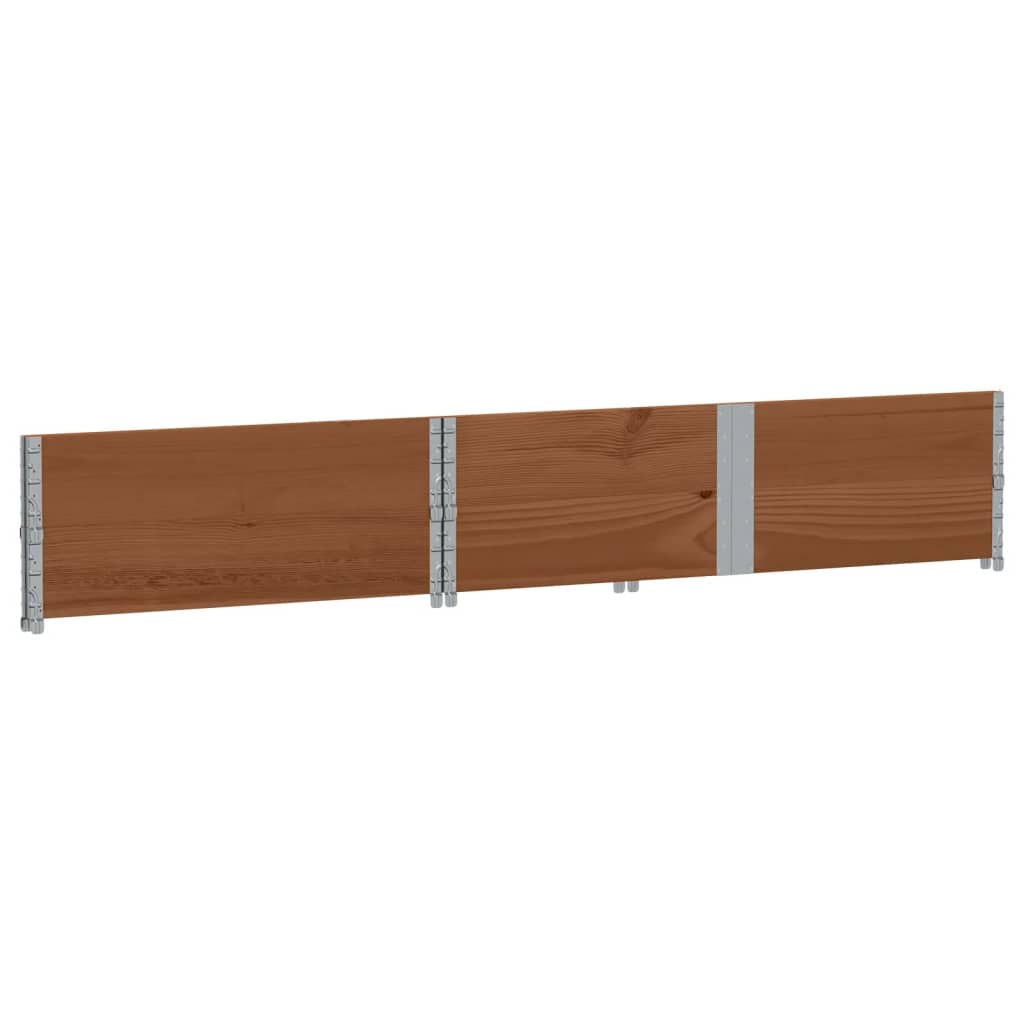 Pallekarmer 2 stk brun 150x100 cm heltre furu