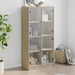 Highboard med dører sonoma eik 68x37x142 cm konstruert tre