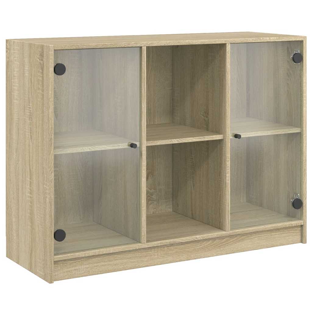 Skjenk sonoma eik 102x37x75,5 cm konstruert tre vidaXL