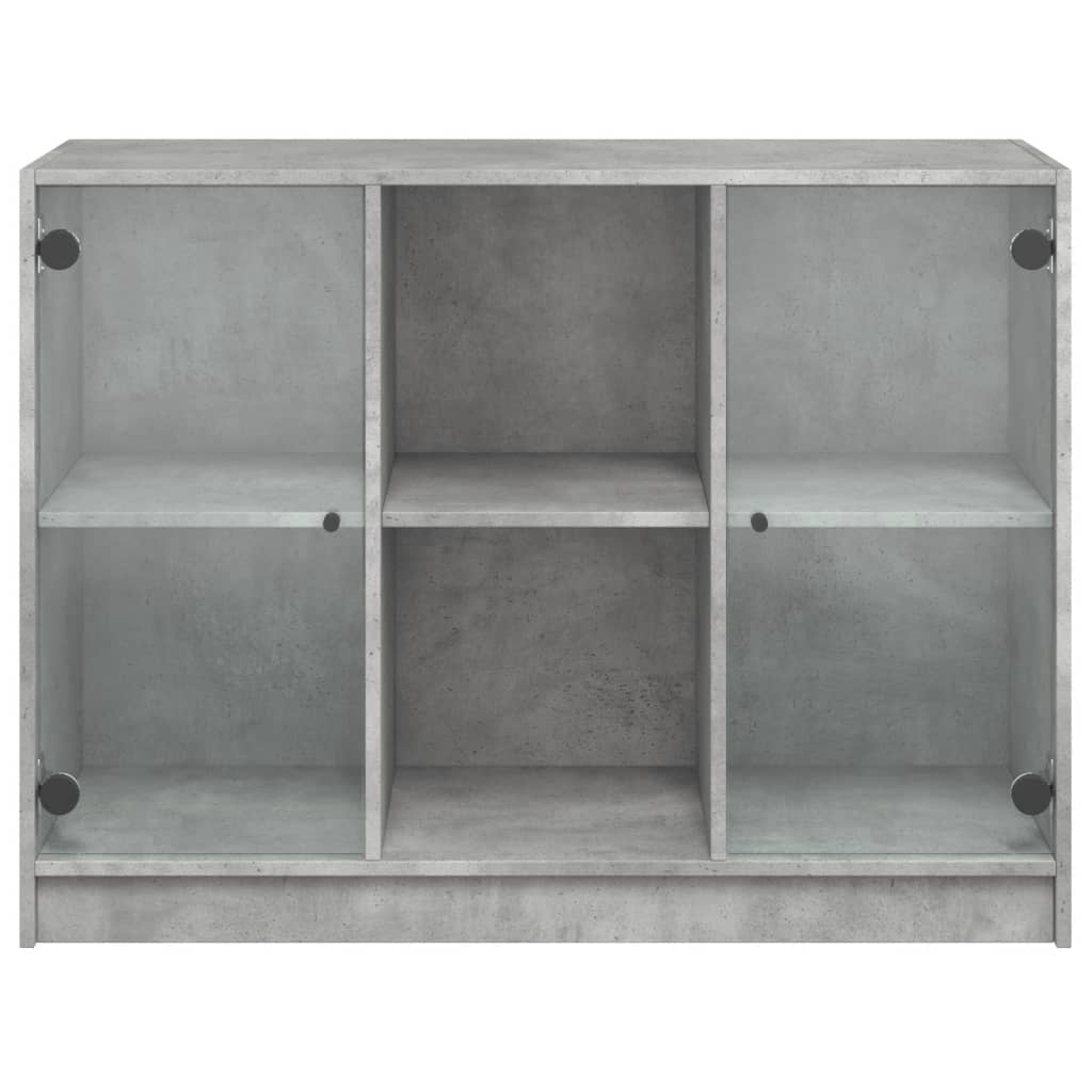 Skjenk betonggrå 102x37x75,5 cm konstruert tre