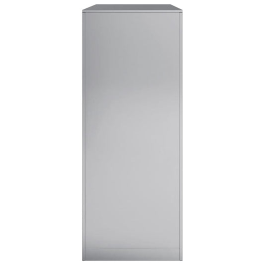 Vedstativ 100x40x100 cm galvanisert stål