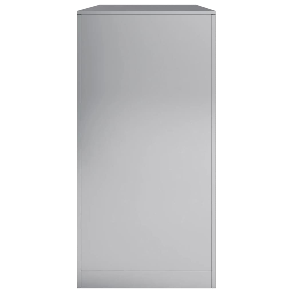 Vedstativ 100x40x80 cm galvanisert stål