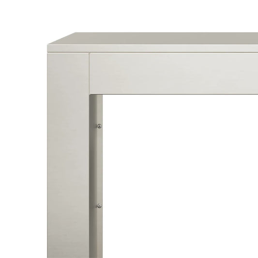 Vedstativ 100x40x60 cm oksidert stål
