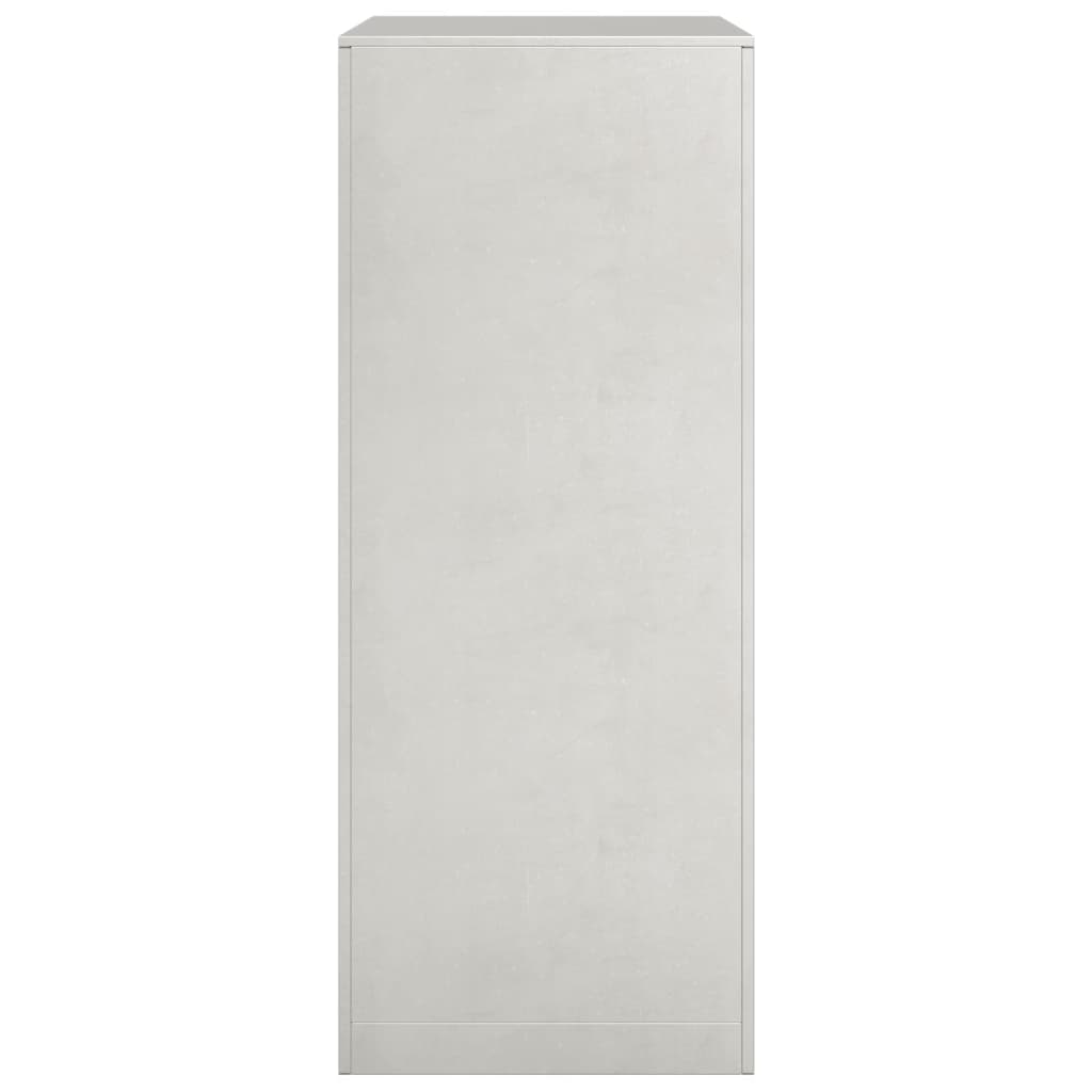 Vedstativ 60x40x100 cm rustfritt stål