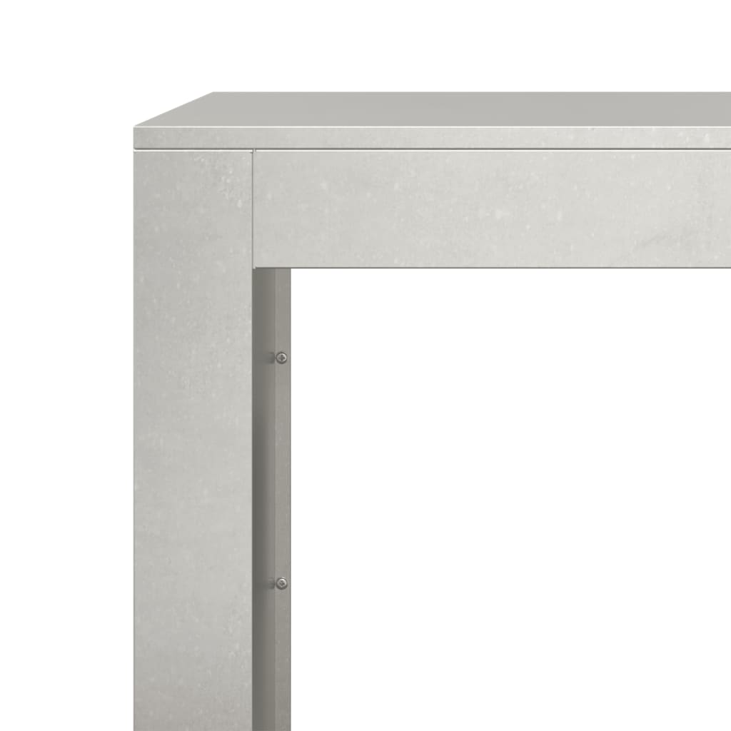 Vedstativ 60x40x100 cm rustfritt stål