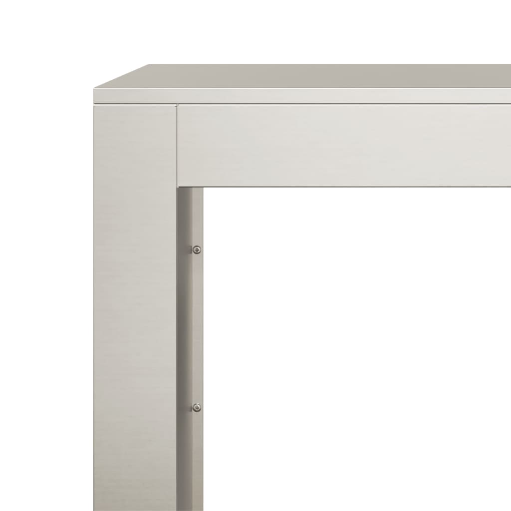 Vedstativ 60x40x100 cm oksidert stål