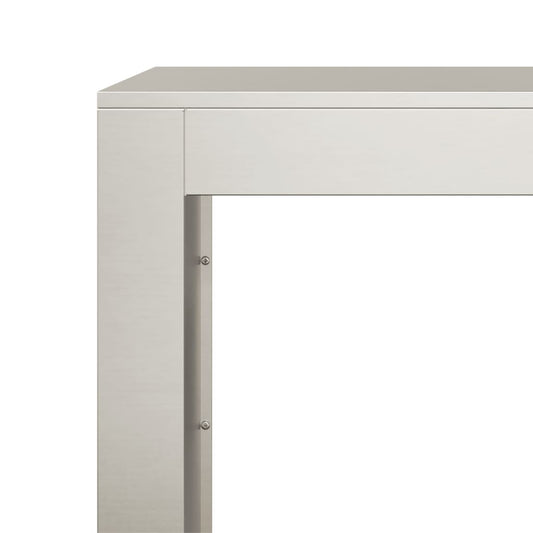 Vedstativ 60x40x100 cm oksidert stål
