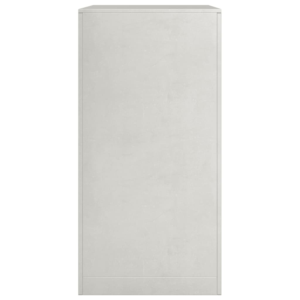 Vedstativ 60x40x80 cm rustfritt stål