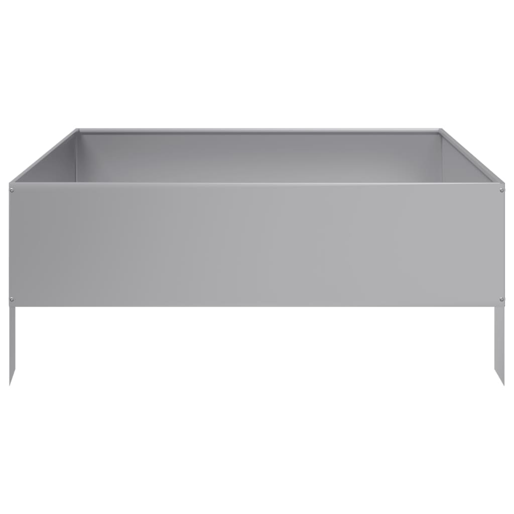 Høybed 100x100x41 cm galvanisert stål