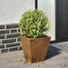 Hageplantekar 30x30x30 cm oksidert stål