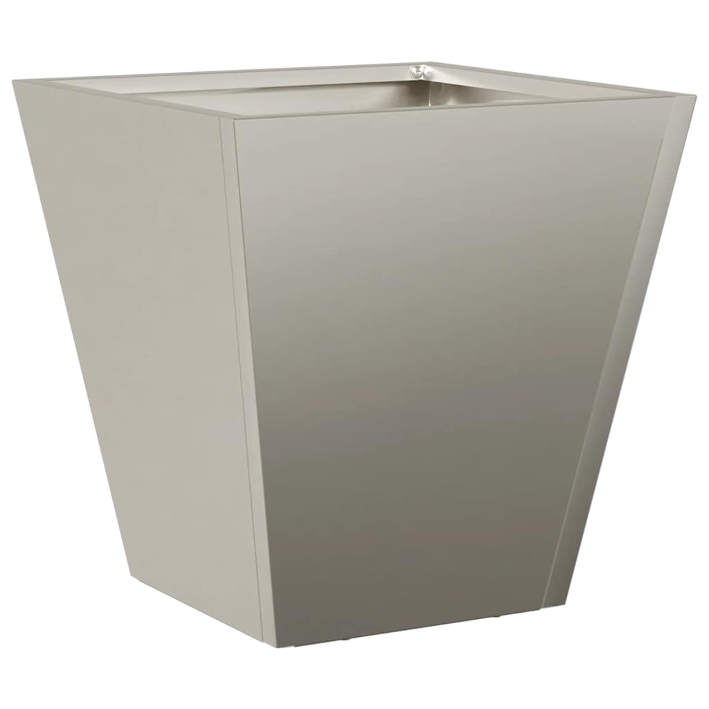 Hageplanter 2 stk 30x30x30 cm oksidert stål vidaXL