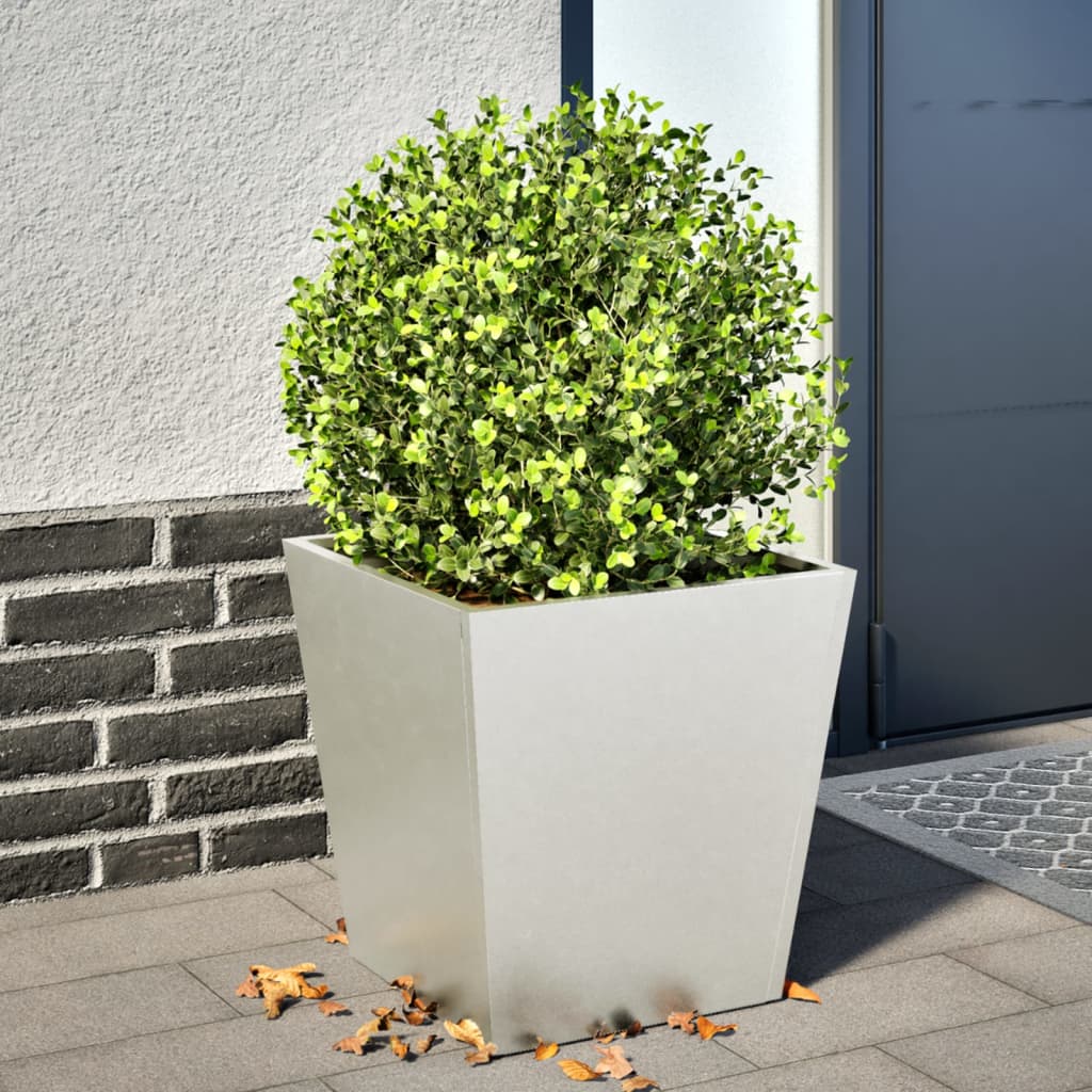 Plantekasse 40x40x40 cm rustfritt stål