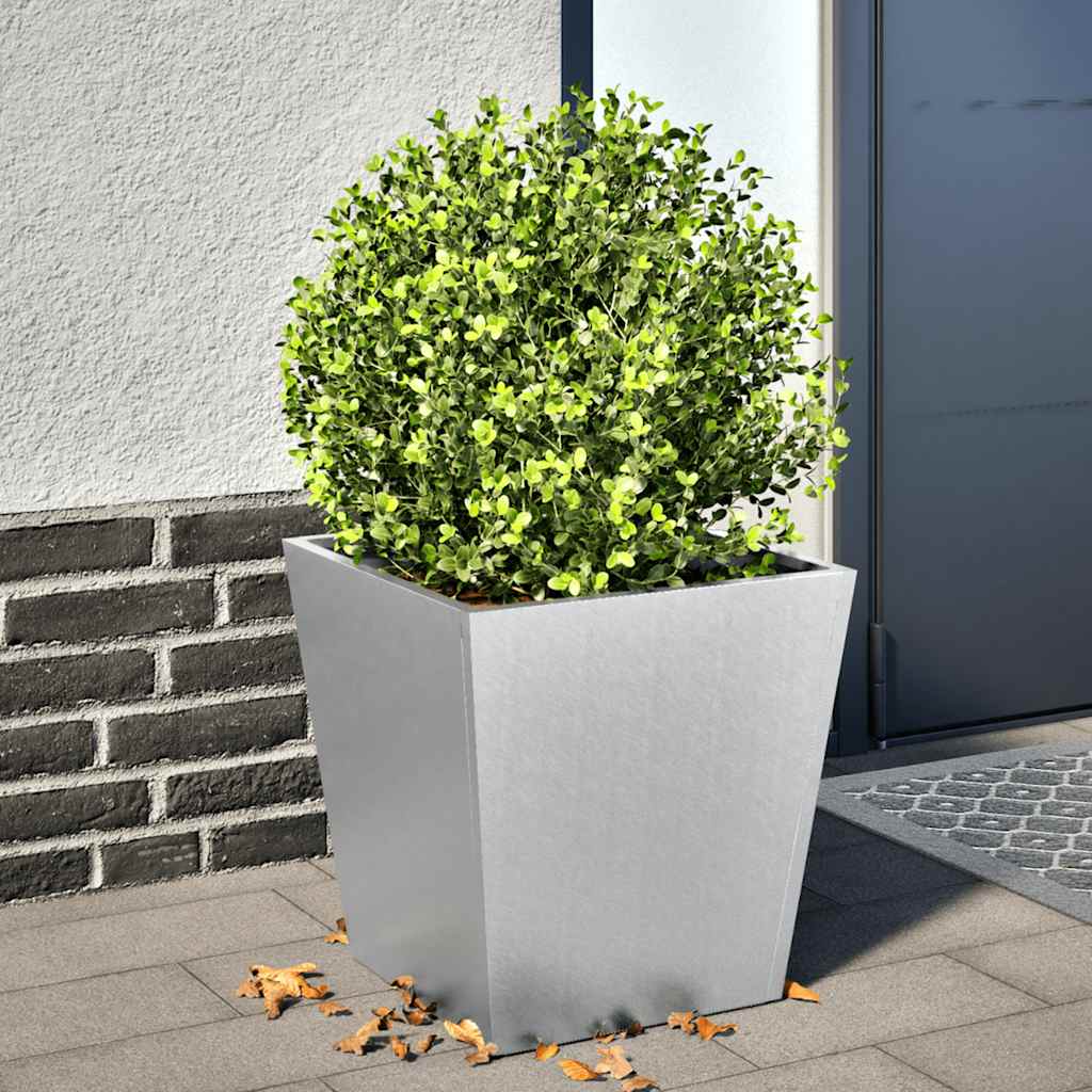 Plantekasse 40x40x40 cm galvanisert stål