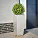 Plantekasse 35x35x75 cm rustfritt stål