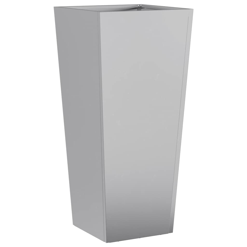 Plantekasse 35x35x75 cm galvanisert stål