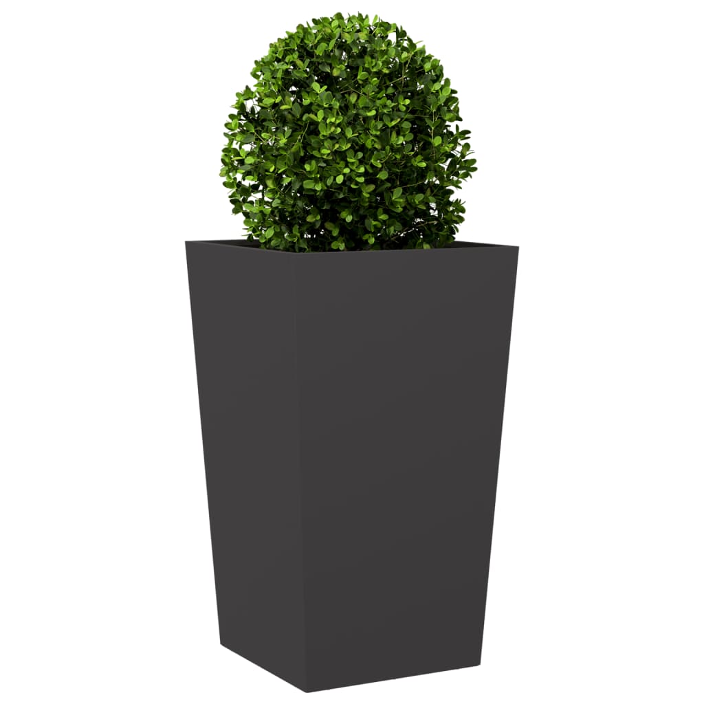 Plantekasse svart 45x45x75 cm stål