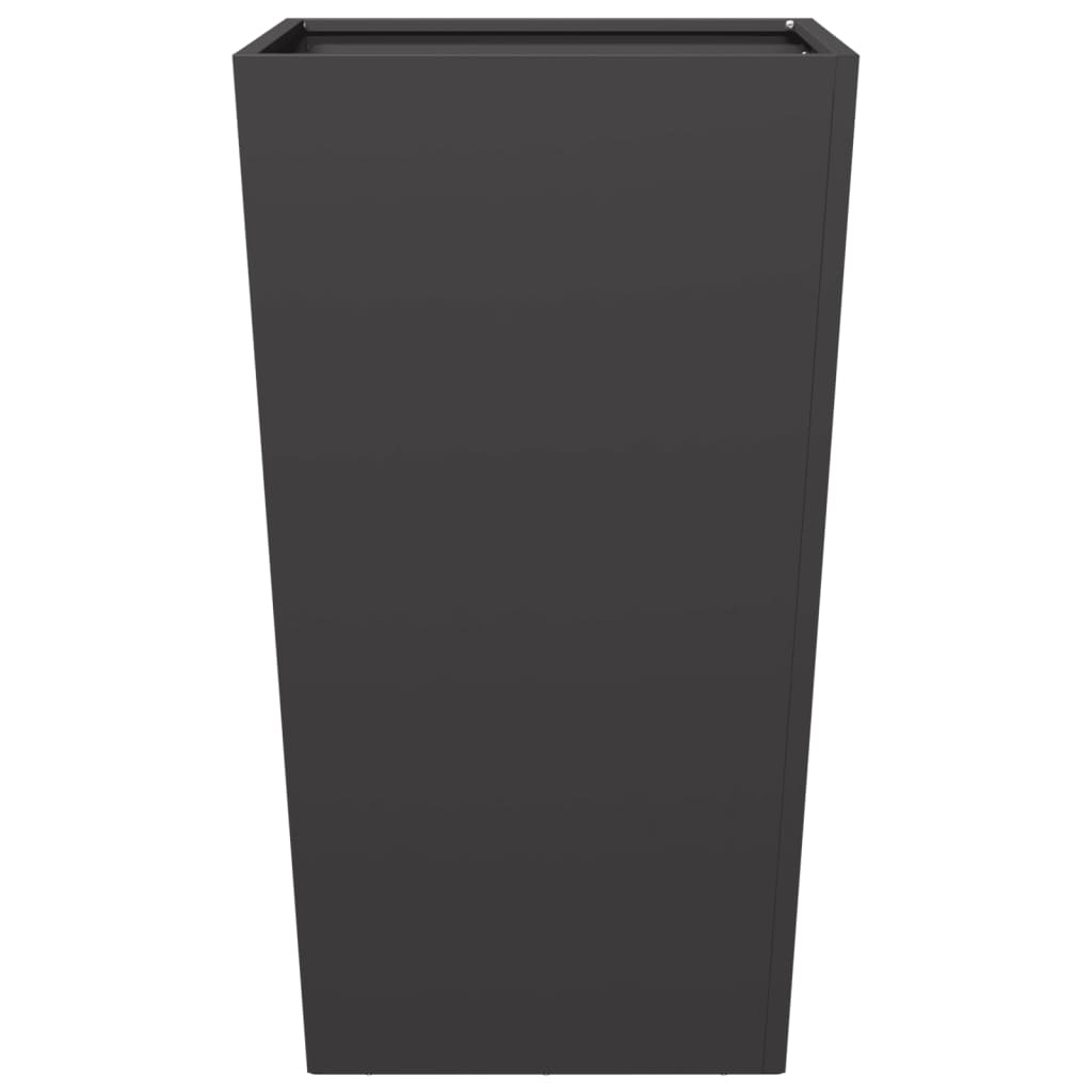 Plantekasse svart 45x45x75 cm stål